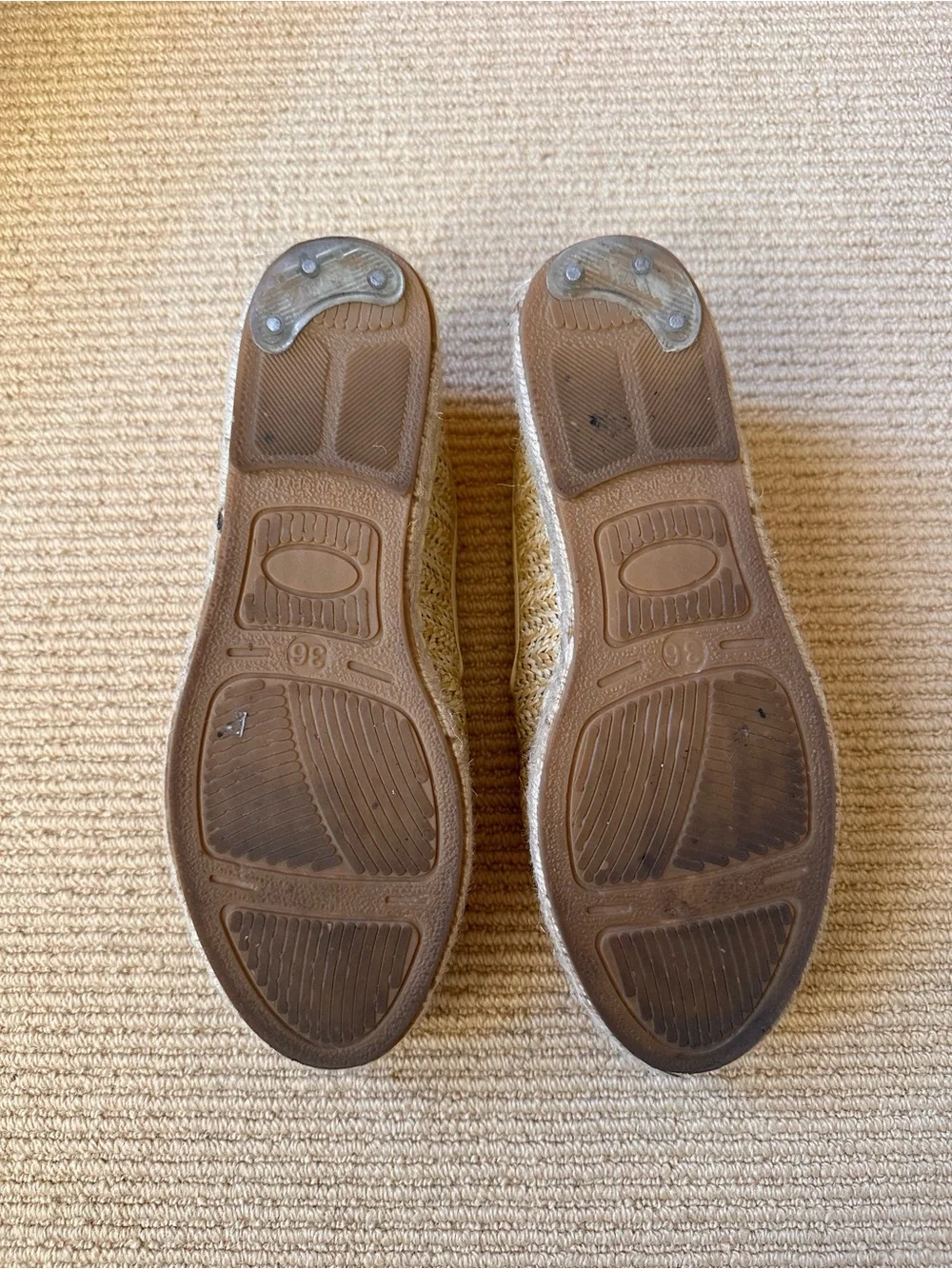 La CANADIENNE Natural Woven Espadrille Slip-Ons
